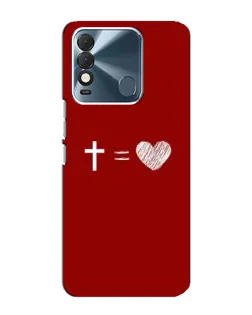 Чохол для TECNO Spark 8 з картинкою «Рівняння любові»