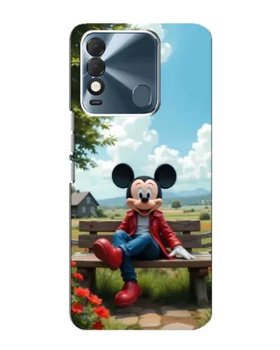 Чехол для TECNO Spark 8 с картинкой «Микки на скамейке» Чехол для TECNO Spark 8 с картинкой «Микки на скамейке»