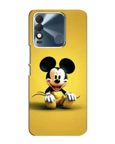 Чехол для TECNO Spark 8 с картинкой «Микки на желтом» Чехол для TECNO Spark 8 с картинкой «Микки на желтом»