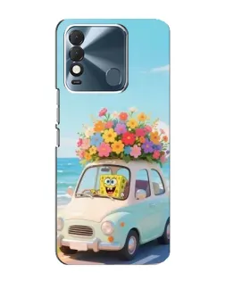 Чехол для TECNO Spark 8 с картинкой «Автомобильное путешествие»