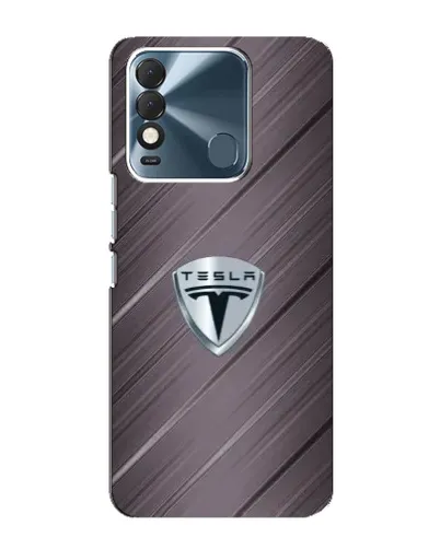 Чехол для TECNO Spark 8 с картинкой «Металлическая текстура Tesla» Чехол для TECNO Spark 8 с картинкой «Металлическая текстура Tesla»