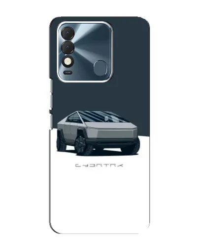 Чехол для TECNO Spark 8 с картинкой «Серебристый Cybertruck Tesla» Чехол для TECNO Spark 8 с картинкой «Серебристый Cybertruck Tesla»