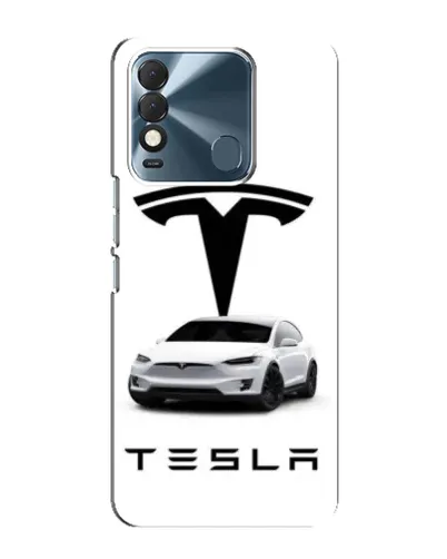 Чехол для TECNO Spark 8 с картинкой «Tesla White Style» Чехол для TECNO Spark 8 с картинкой «Tesla White Style»