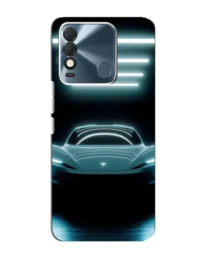 Чехол для TECNO Spark 8 с картинкой «Tesla в неоне» Чехол для TECNO Spark 8 с картинкой «Tesla в неоне»