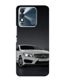 Чехол для TECNO Spark 8 с картинкой «Mercedes AMG GT Silver»