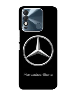 Чехол для TECNO Spark 8 с картинкой «Mercedes Silver Logo»