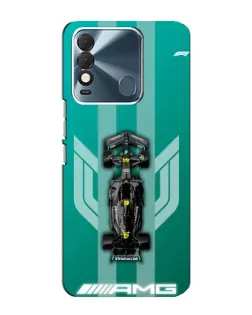 Чехол для TECNO Spark 8 с картинкой «Mercedes AMG Petronas»