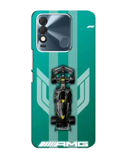 Чехол для TECNO Spark 8 с картинкой «Mercedes AMG Petronas»