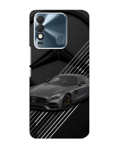 Чехол для TECNO Spark 8 с картинкой «Mercedes AMG — графика»