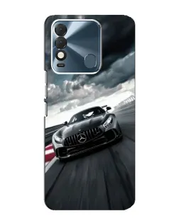 Чехол для TECNO Spark 8 с картинкой «Гоночный Mercedes AMG»