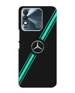 Чехол для TECNO Spark 8 с картинкой «Спортивные линии Mercedes»