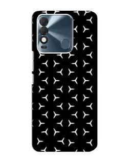 Чехол для TECNO Spark 8 с картинкой «Mercedes паттерн звезд»