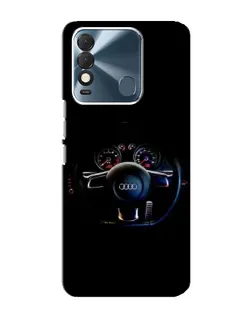 Чехол для TECNO Spark 8 с картинкой «Салон Audi — руль» Чехол для TECNO Spark 8 с картинкой «Салон Audi — руль»