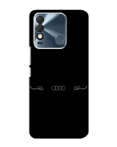 Чехол для TECNO Spark 8 с картинкой «Audi — световой подпись»