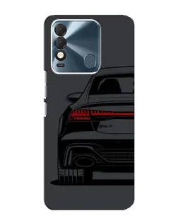 Чехол для TECNO Spark 8 с картинкой «Задняя часть Audi — арт»