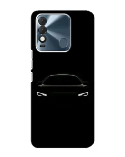 Чехол для TECNO Spark 8 с картинкой «Взгляд Audi в темноте»