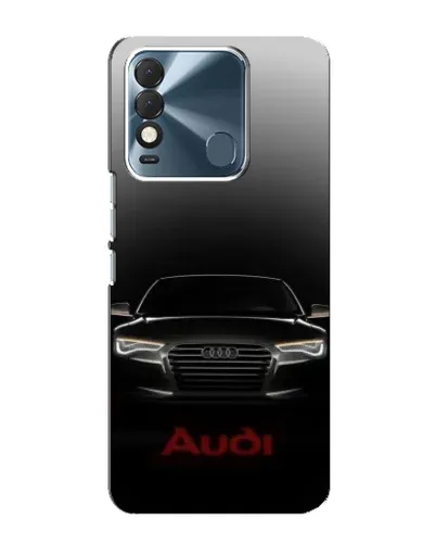 Чехол для TECNO Spark 8 с картинкой «Audi — градиентный контур»