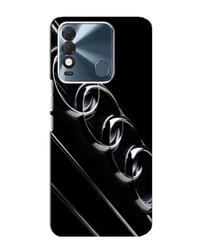 Чехол для TECNO Spark 8 с картинкой «Audi — абстрактные кольца»