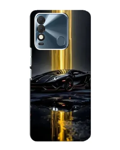 Чехол для TECNO Spark 8 с картинкой «Ночной Lamborghini драйв»