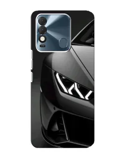 Чехол для TECNO Spark 8 с картинкой «Lamborghini фары детализация»