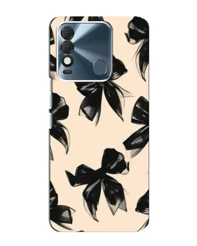 Чехол для TECNO Spark 8 с картинкой «Паттерн черные банты» Чехол для TECNO Spark 8 с картинкой «Паттерн черные банты»