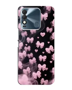 Чехол для TECNO Spark 8 с картинкой «Неоновое кружево»