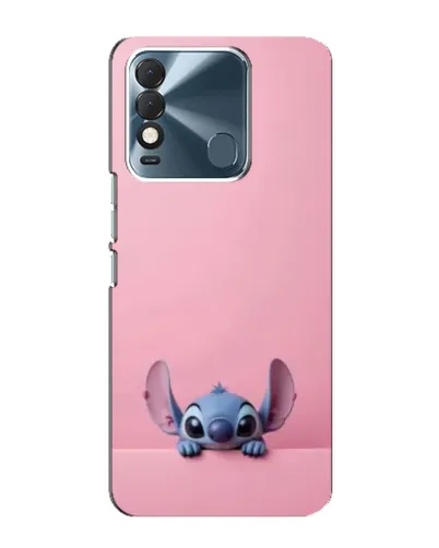Чехол для TECNO Spark 8 с картинкой «Stitch выглядывает»