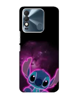 Чехол для TECNO Spark 8 с картинкой «Неоновый Stitch»