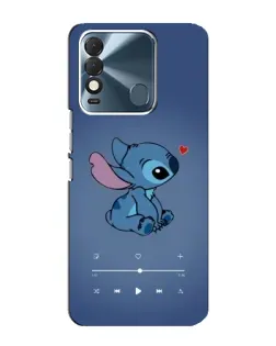 Чехол для TECNO Spark 8 с картинкой «Музыкальный Stitch»
