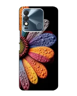 Чехол для TECNO Spark 8 с картинкой «Радужный цветок»