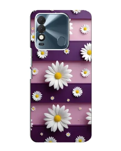 Чехол для TECNO Spark 8 с картинкой «Ромашки на фиолетовом» Чехол для TECNO Spark 8 с картинкой «Ромашки на фиолетовом»