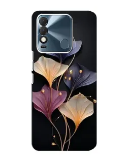 Чехол для TECNO Spark 8 с картинкой «Лиловые цветы грации»