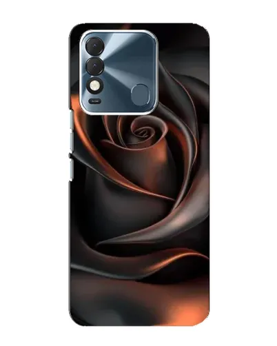 Чехол для TECNO Spark 8 с картинкой «Шелковая черная роза» Чехол для TECNO Spark 8 с картинкой «Шелковая черная роза»