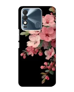 Чехол для TECNO Spark 8 с картинкой «Розовая ветка сакуры»