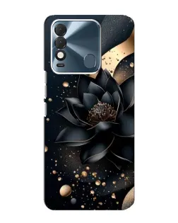 Чехол для TECNO Spark 8 с картинкой «Черный лотос»