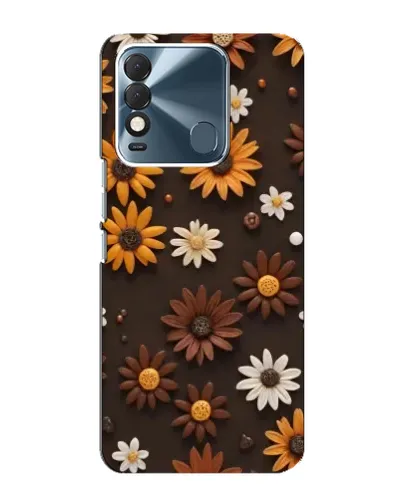 Чехол для TECNO Spark 8 с картинкой «Узор из маленьких подсолнухов» Чехол для TECNO Spark 8 с картинкой «Узор из маленьких подсолнухов»