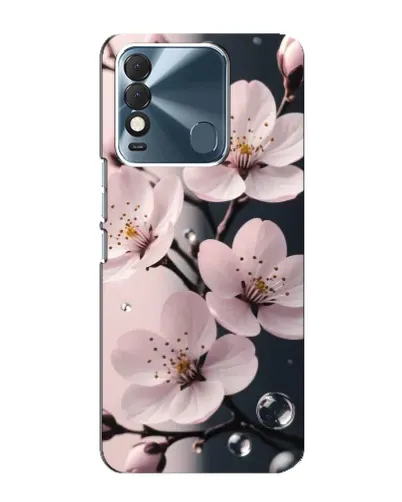 Чехол для TECNO Spark 8 с картинкой «Нежная сакура и капли» Чехол для TECNO Spark 8 с картинкой «Нежная сакура и капли»