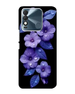 Чехол для TECNO Spark 8 с картинкой «Фиолетовые цветы с росою» Чехол для TECNO Spark 8 с картинкой «Фиолетовые цветы с росою»