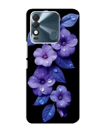 Чехол для TECNO Spark 8 с картинкой «Фиолетовые цветы с росою» Чехол для TECNO Spark 8 с картинкой «Фиолетовые цветы с росою»