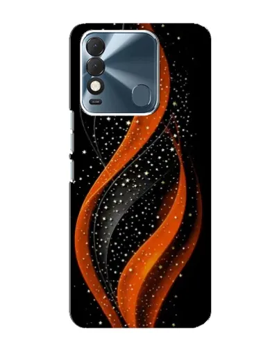 Чехол для TECNO Spark 8 с картинкой «Огненная звездная волна»