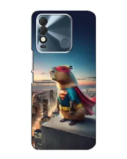 Чехол для TECNO Spark 8 с картинкой «Капи-мен супергерой»
