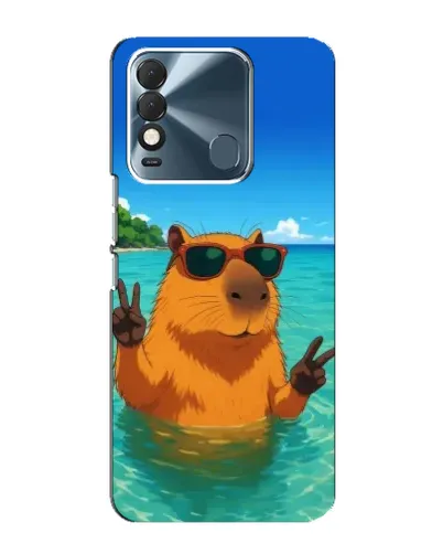 Чехол для TECNO Spark 8 с картинкой «Морская капибара» Чехол для TECNO Spark 8 с картинкой «Морская капибара»