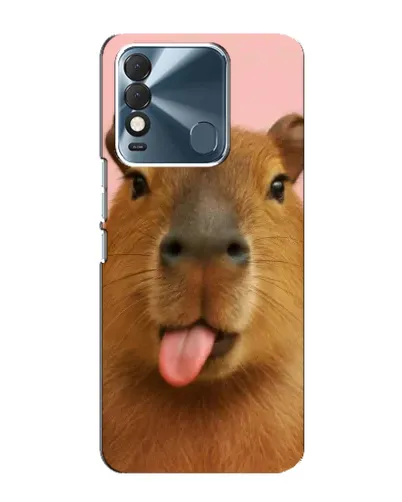 Чехол для TECNO Spark 8 с картинкой «Капибара с языком» Чехол для TECNO Spark 8 с картинкой «Капибара с языком»