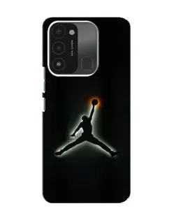 Чохол для TECNO Spark 8C з картинкою «Jordan Gradient Logo»
