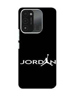 Чохол для TECNO Spark 8C з картинкою «Jordan White Logo»