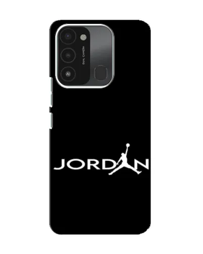 Чохол для TECNO Spark 8C з картинкою «Jordan White Logo»