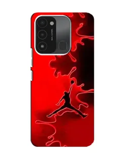 Чохол для TECNO Spark 8C з картинкою «Jordan Red Smoke»