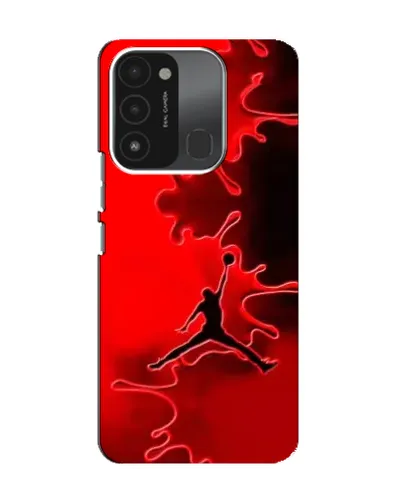 Чохол для TECNO Spark 8C з картинкою «Jordan Red Smoke»