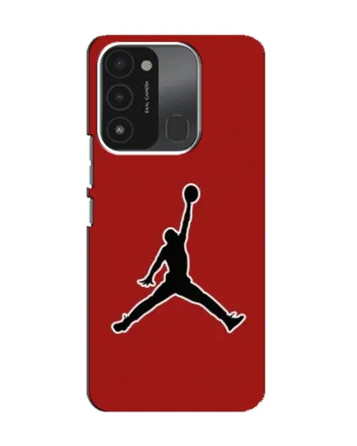 Чохол для TECNO Spark 8C з картинкою «Jordan Red Back»