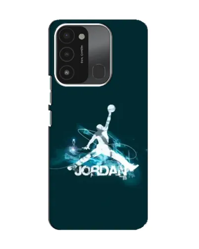 Чохол для TECNO Spark 8C з картинкою «Jordan Blue Fire»